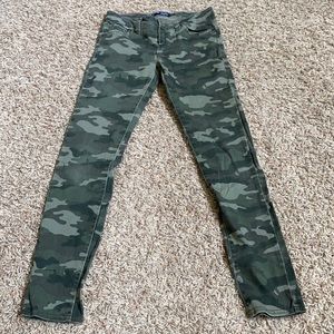 camouflage jeans